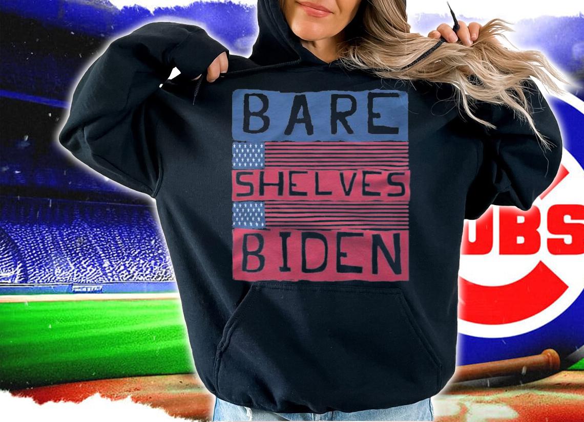 Hot bare Shelves Biden USA Flag Anti Joe Biden FJB T-Shirt t-shirt