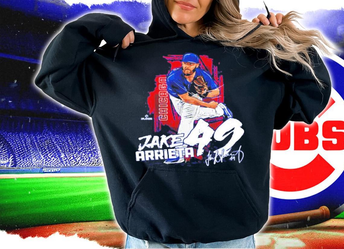 Jake Arrieta State Chicago Baseball Signatures Shirt t-shirt hoodie