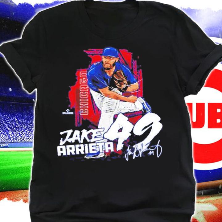 Jake Arrieta State Chicago Baseball Signatures Shirt t-shirt shirt