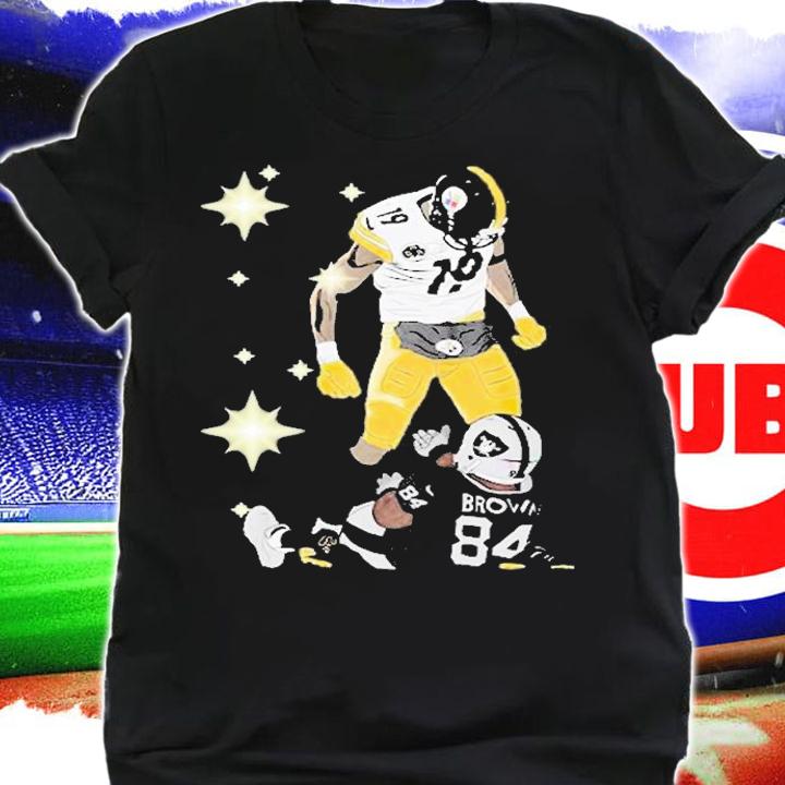 JuJu Smith Schuster And Antonio Brown American Football T-Shirt t-shirt