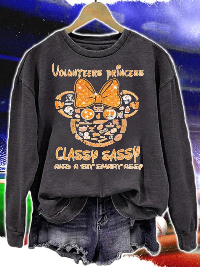 Minnie Mouse Tennessee Volunteers Princess Classy Sassy And A Bit Smart Assy t-shirt