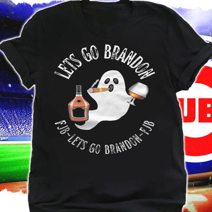 New Design let's Go Brandon Halloween FJB Gosh Alcohol Smoke T-Shirt t-shirt