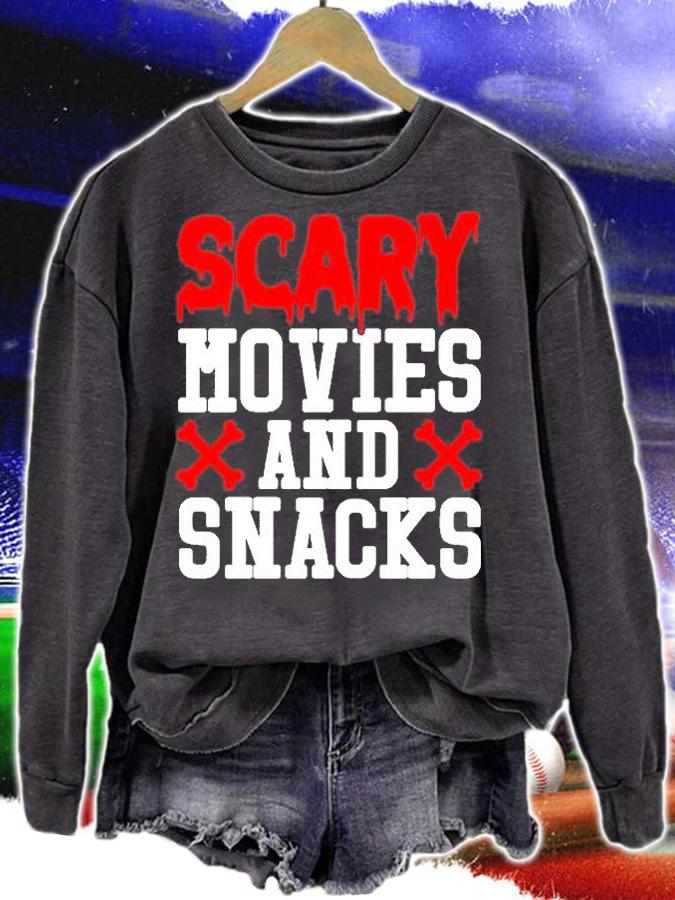 Scary Movies And Snack T-Shirt t-shirt
