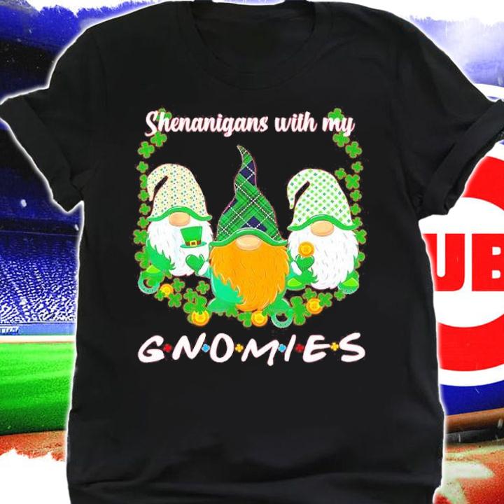 St. Patrick's Day Shenanigans Gnomies Gnome Irish Shamrock Shirt t-shirt shirt