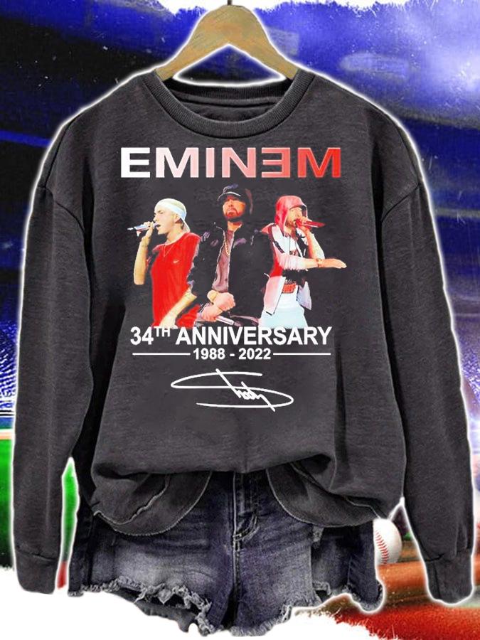 Eminem 34th Anniversary 1988 2022 Signature T-Shirt t-shirt