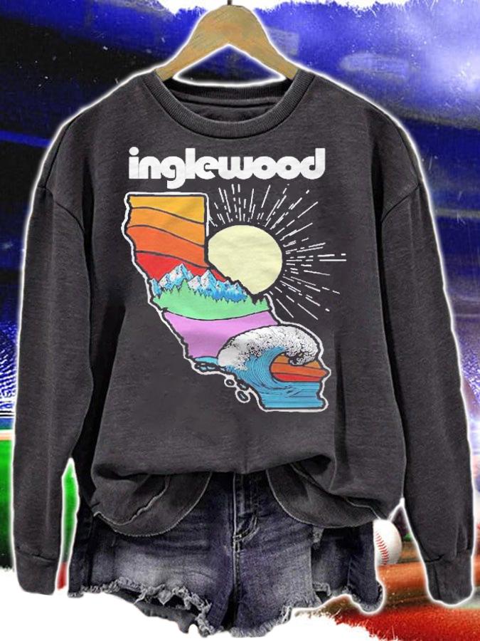 Inglewood California Outdoors Retro Nature Graphic Shirt t-shirt