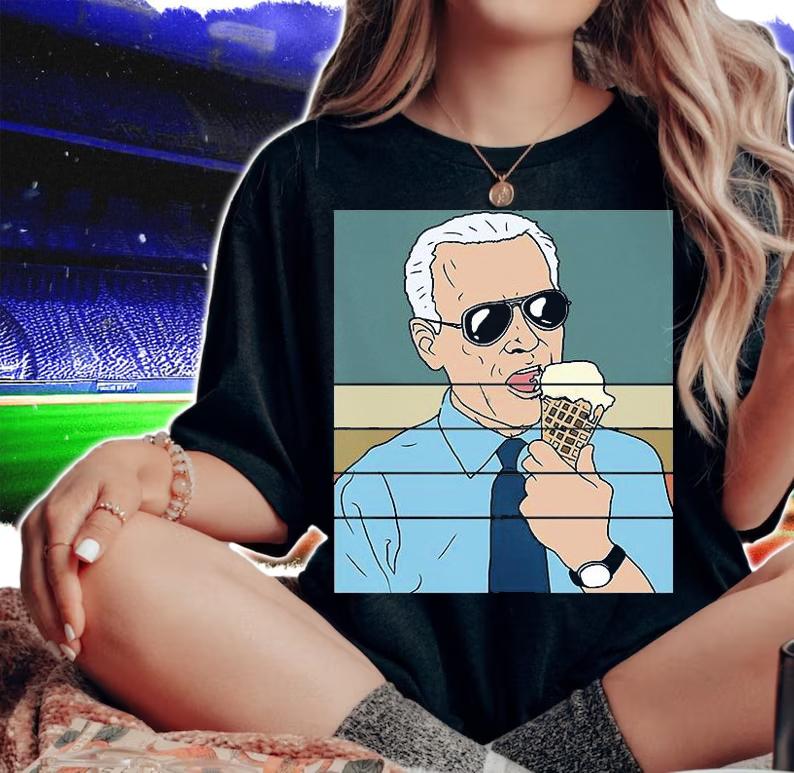 Joe Biden Loves Ice Cream T-Shirt t-shirt woman shirt