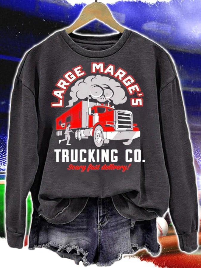 Large Marge's Trucking Co Scary Fast Delivery Shirt t-shirt