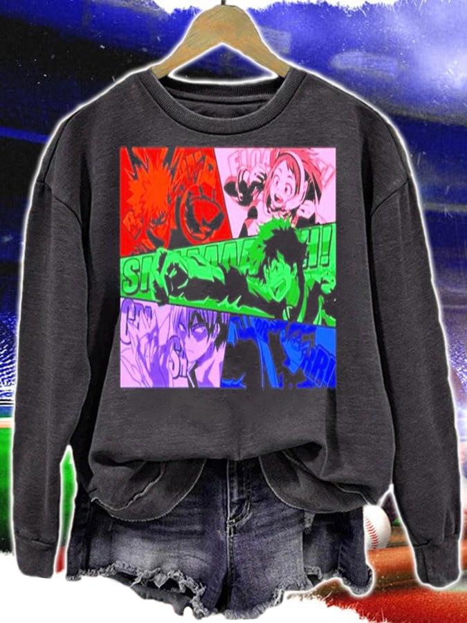 Official My Hero Academia Cast Action Manga Shirt t-shirt sweatshirt