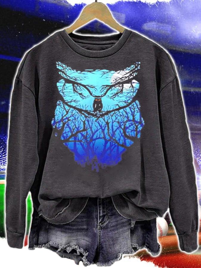 Rising Owl Bird Animal Lover Owl Silhouette Shirt t-shirt