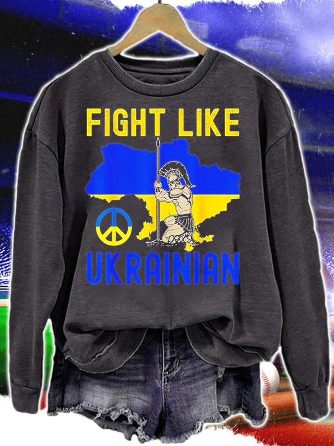 Stop Putin Fight Like Ukrainian I stand with Ukraine Peace T-Shirt t-shirt sweatshirt