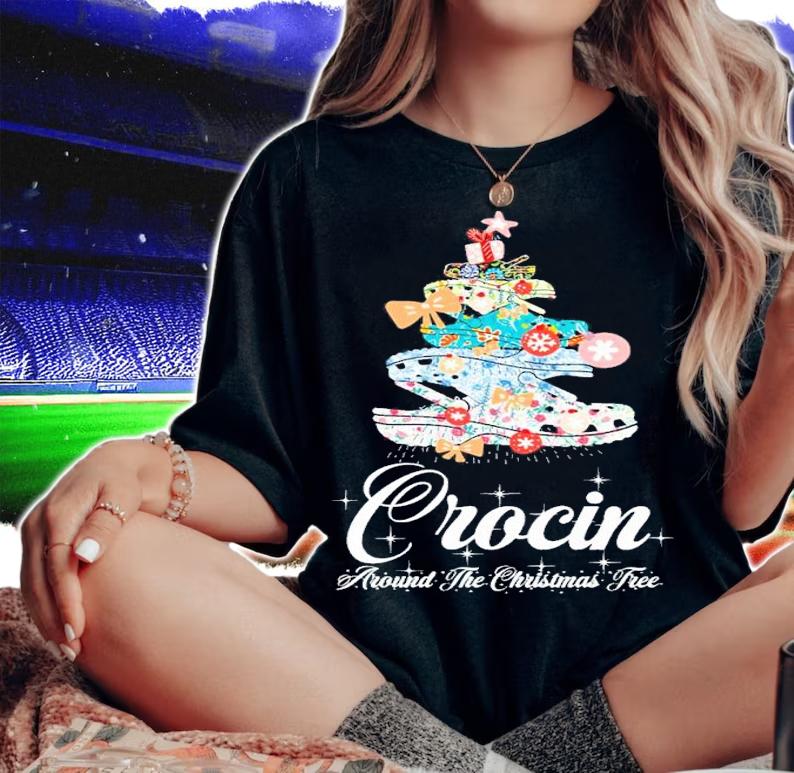 Crocin Around The Christmas Tree Shirt t-shirt woman shirt