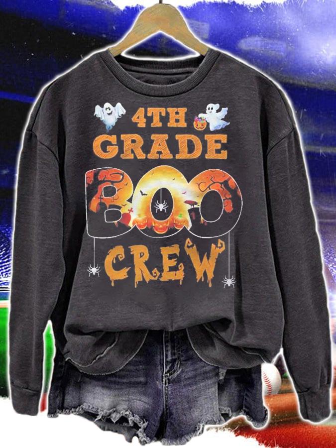 Halloween 4Th Grade Boo Crew Teacher Halloween Men Women Kid Premium Shirt t-shirt sweatshirt