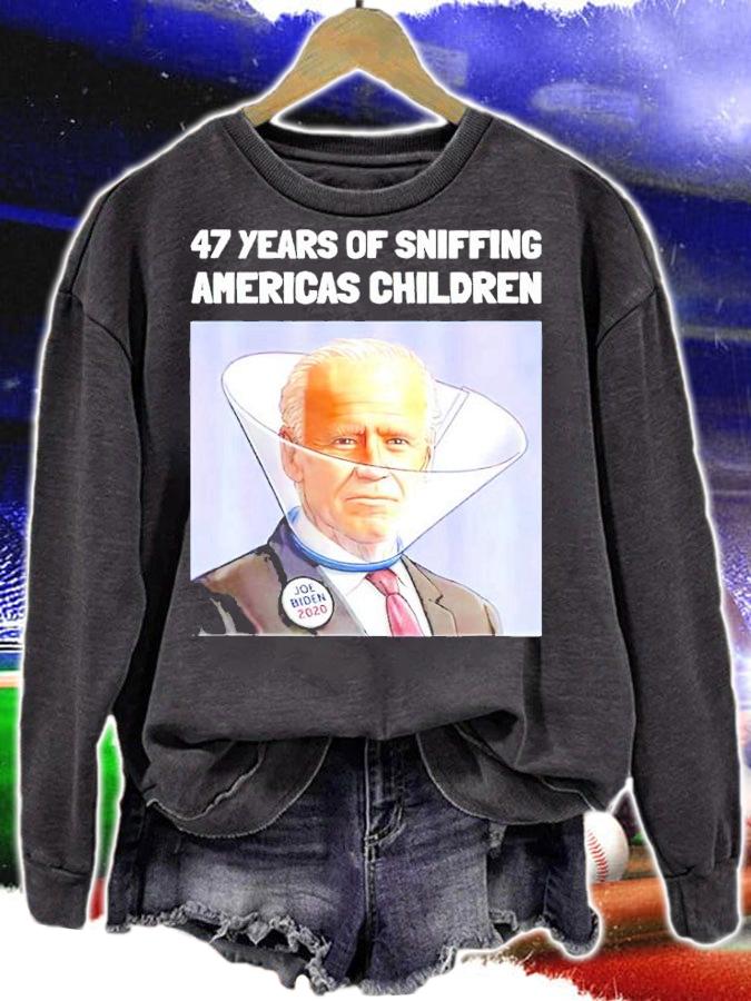 Joe Biden 47 Years Sniffing America's Children shirt t-shirt