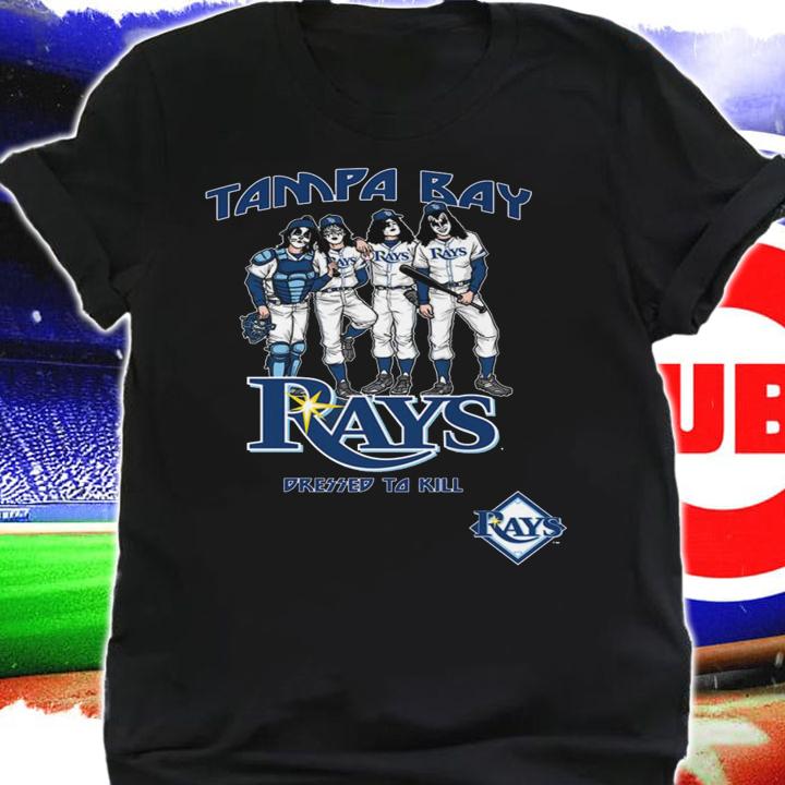Kiss Band Tampa Bay Rays Dressed To Kill t-shirt shirt