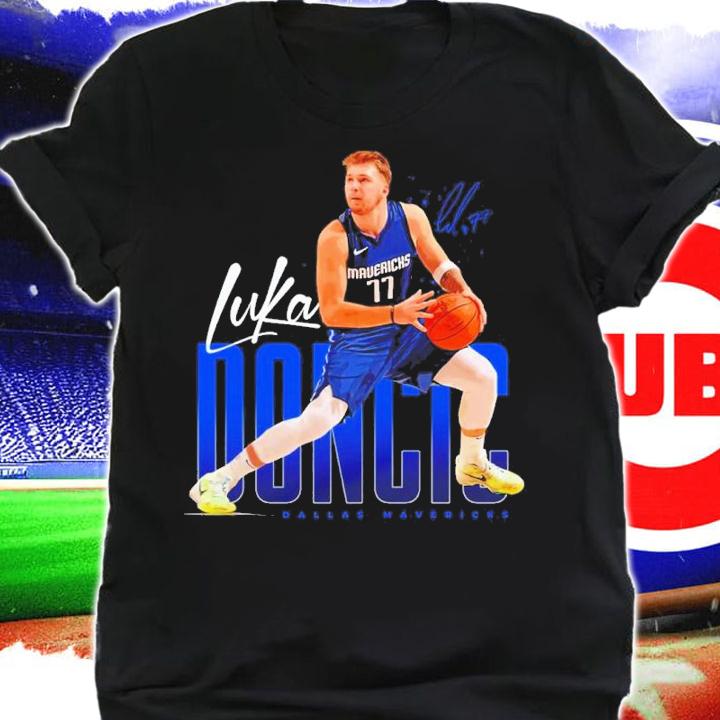 Luka Doncic Dallas Mavericks Basketball Signatures Shirt t-shirt shirt