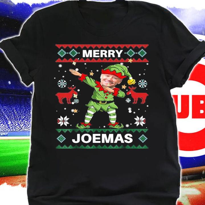 Merry Joemas Dabbing Santa Elf Biden Xmas T-Shirt t-shirt shirt