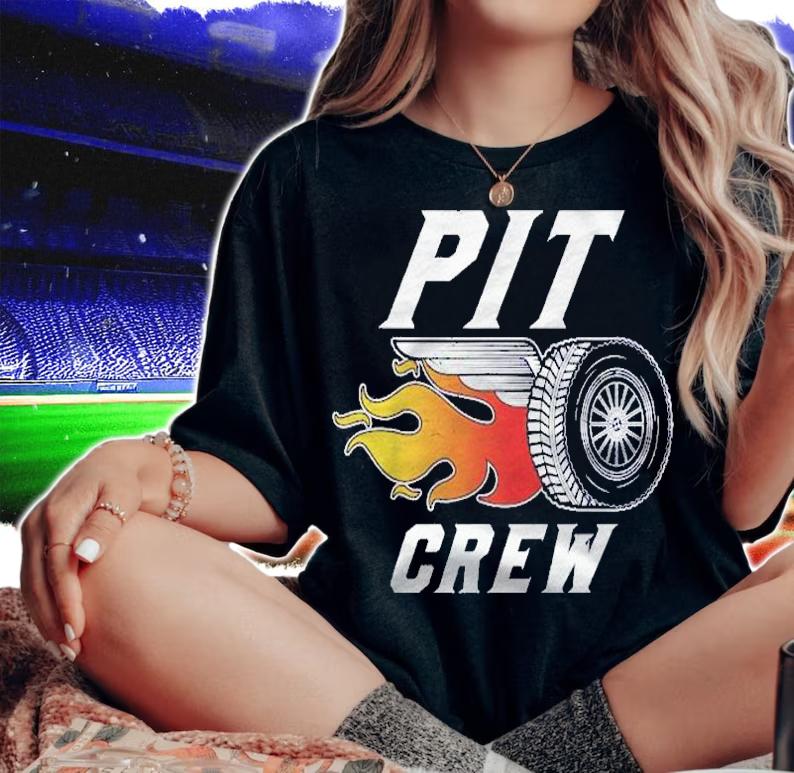 Pit Crew Racing Design Racing Design Race Car Gift Shirt t-shirt woman shirt