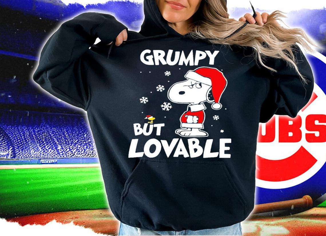 Snoopy Santa Grumpy But Lovable Christmas Shirt t-shirt hoodie