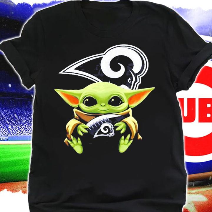 Star Wars Baby Yoda Hug Los Angeles Rams Shirt t-shirt shirt