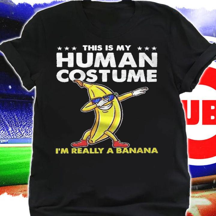 This Is My Human Costume Banana Halloween Shirt t-shirt shirt