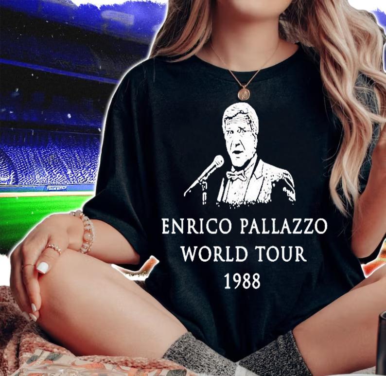 Enrico Pallazzo World Tour 1988 T-Shirt t-shirt woman shirt