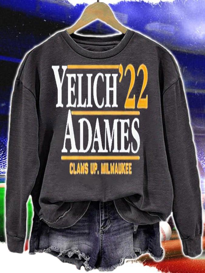 Yelich Adames '22 Claws Up Milwaukee T-Shirt t-shirt sweatshirt