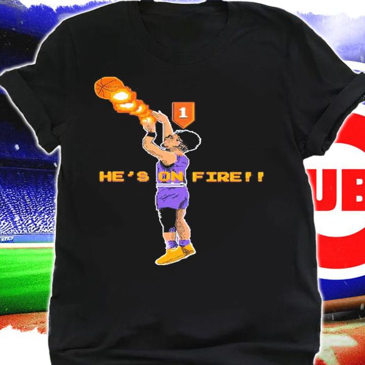 Devin Booker Phoenix He's On Fire Shirt t-shirt