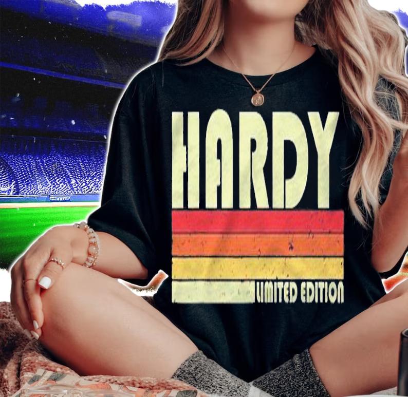 Hardy Surname Funny Retro Vintage 80S 90S Reunion Shirt t-shirt woman shirt