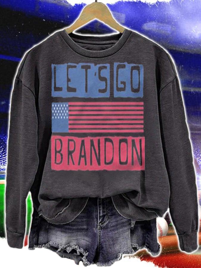Premium let's Go Brandon USA Flag Anti Biden Impeach Biden Anti President T-Shirt t-shirt sweatshirt