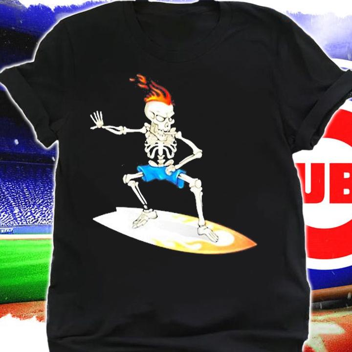 Surfing Skeleton Wave Riding And Water Athletes Lol Surfer T-Shirt t-shirt shirt