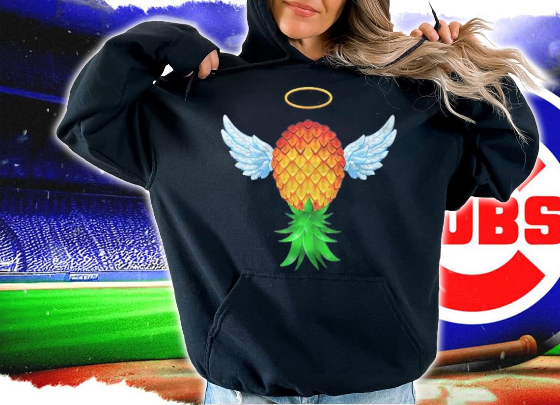 Cute Swinger Upside Down Pineapple Angel Wings Halloween Shirt