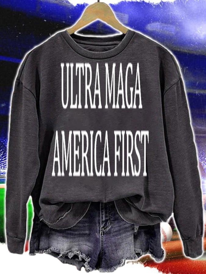 Donald Trump Ultra Maga America First T-shirt sweatshirt