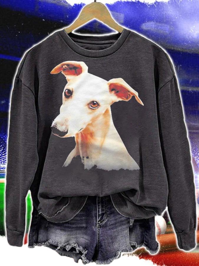 Funny Whippet Face Whippet Smile Whippet Only Face Shirt