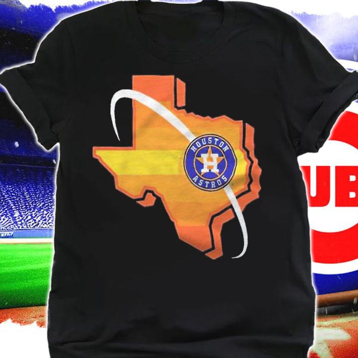 Houston Astros Hometown map logo team T-shirt shirt