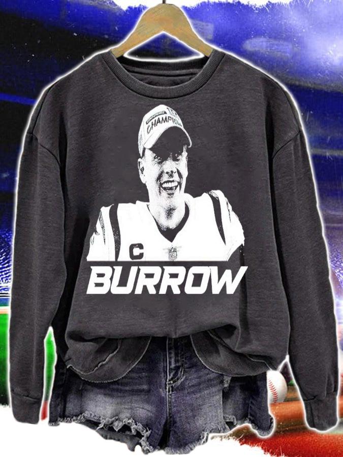 Joe Burrow Grain Effect White Shirt sweatshirt