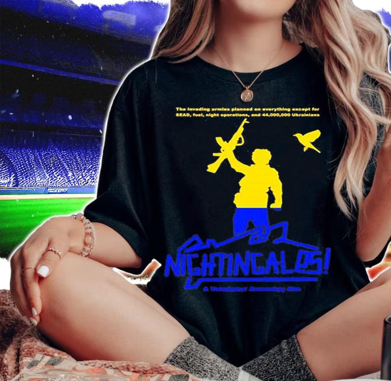 Night Gales A Volodymyr Zelensky Film T-Shirt woman shirt