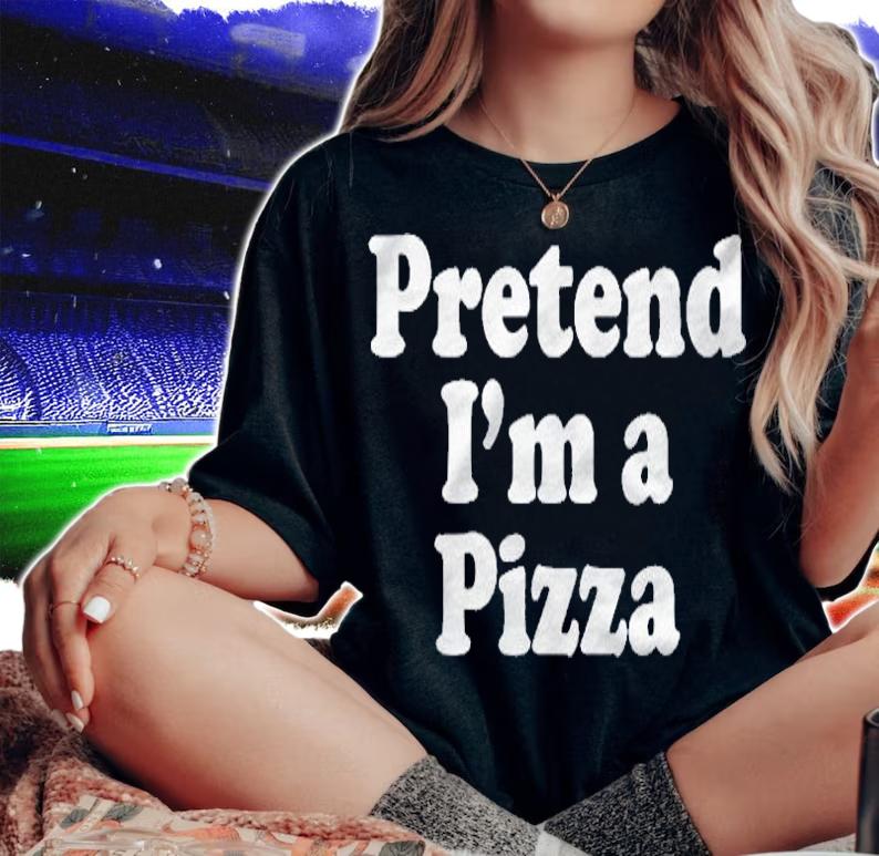 Pretend Im A Pizza Funny Lazy Easy Halloween Costume Shirt woman shirt