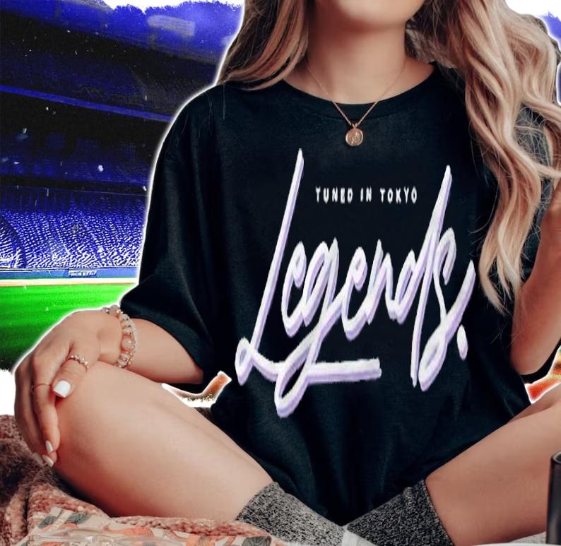 Tuned in Tokyo Legends T-shirt woman shirt