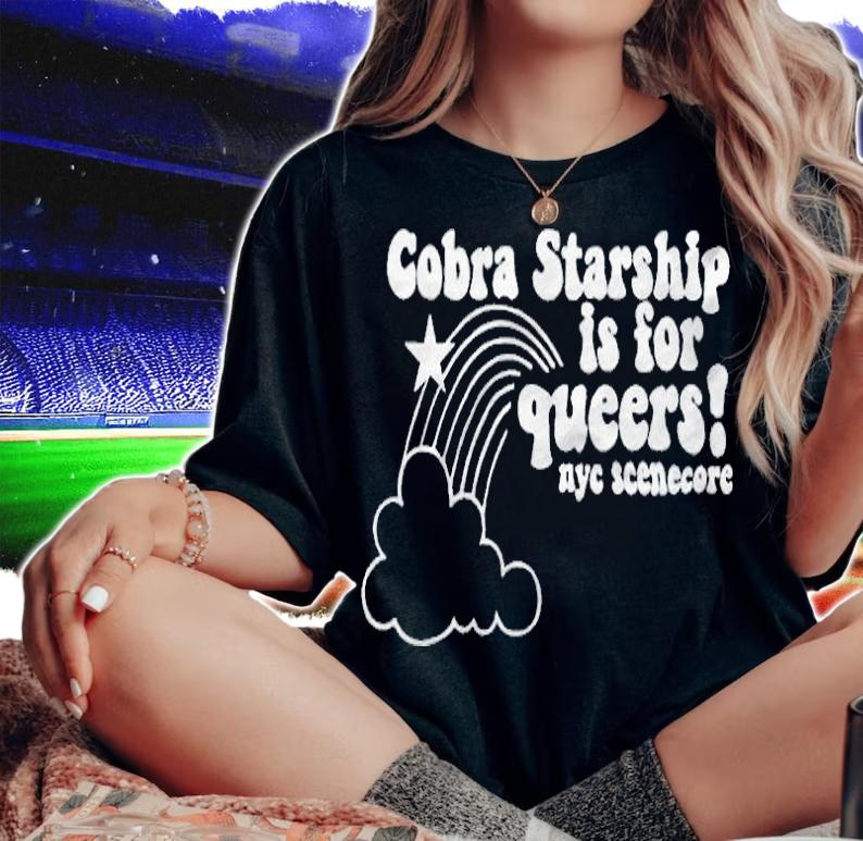 Cobra Starship is for Queers Nyc Scenecore T-shirt