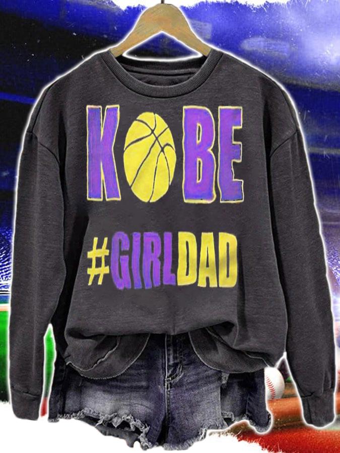 Kobe Bryant girl dad T-shirt sweatshirt