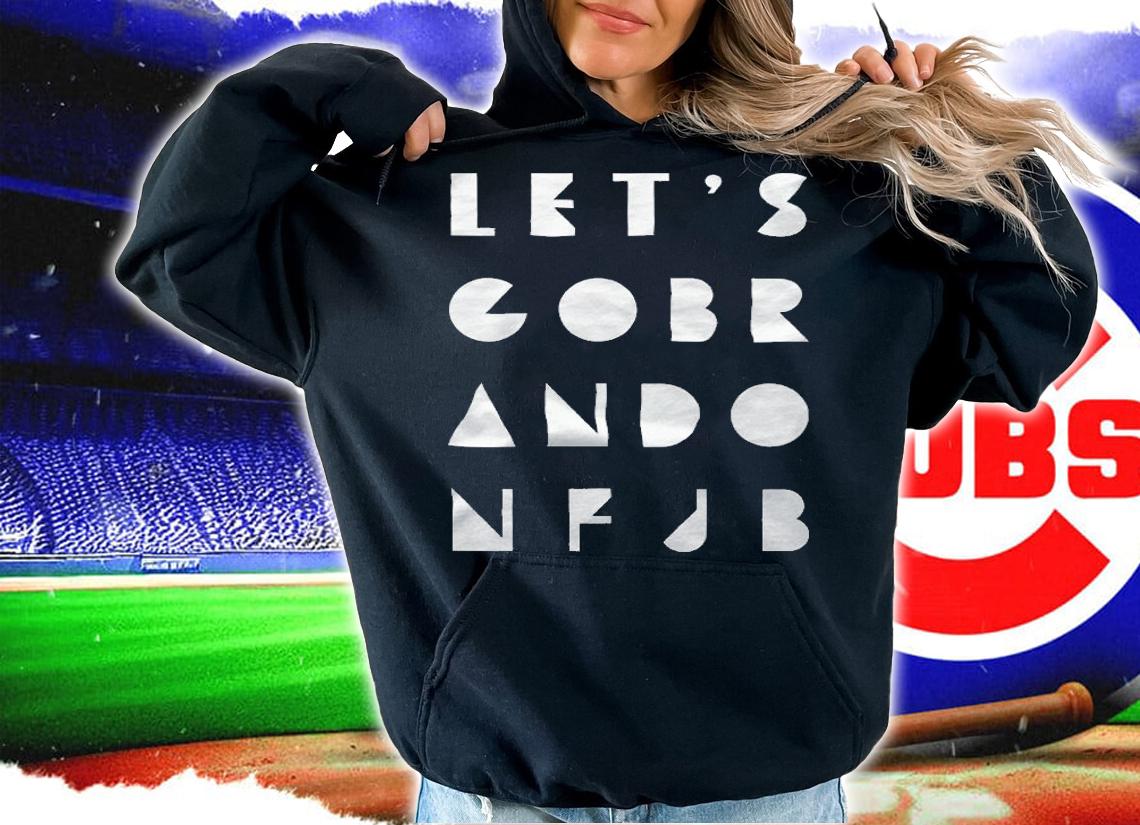 Luxe Let's Go Brandon Block Letter Alphabet T-Shirt