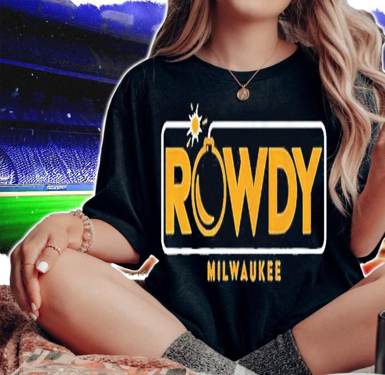 Rowdy Tellez Rowdy Bomb T-Shirt woman shirt