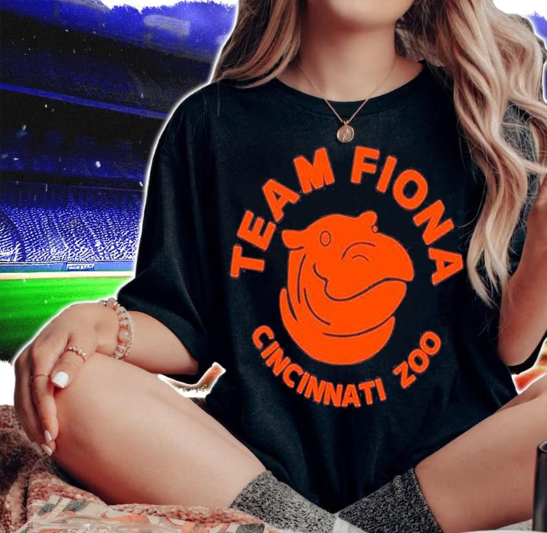 Team Fiona Cincinnati Zoo T-Shirt woman shirt