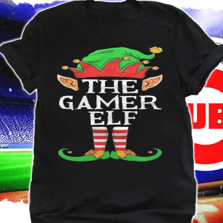 The Gamer Elf Matching Family Christmas Holiday Group Gift Shirt