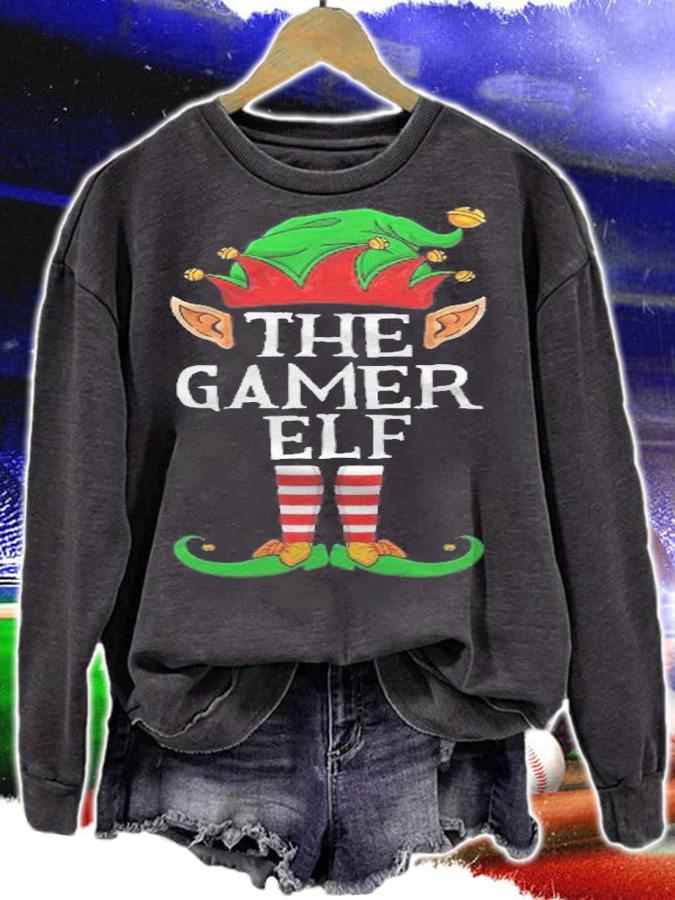 The Gamer Elf Matching Family Christmas Holiday Group Gift Shirt