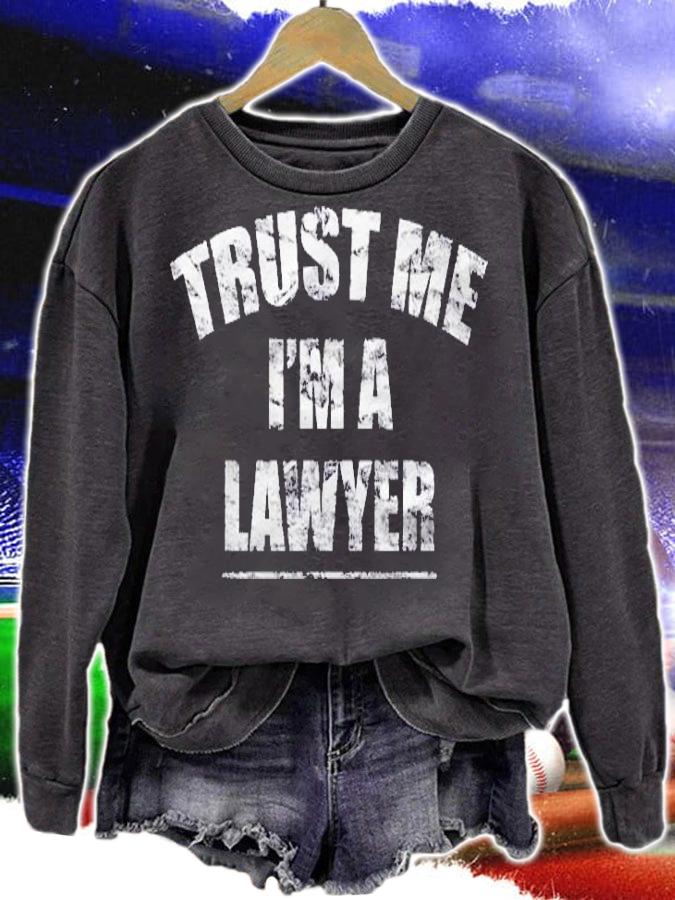 Trust Me I Am A Lawyer Distressed Great Gift Shirt