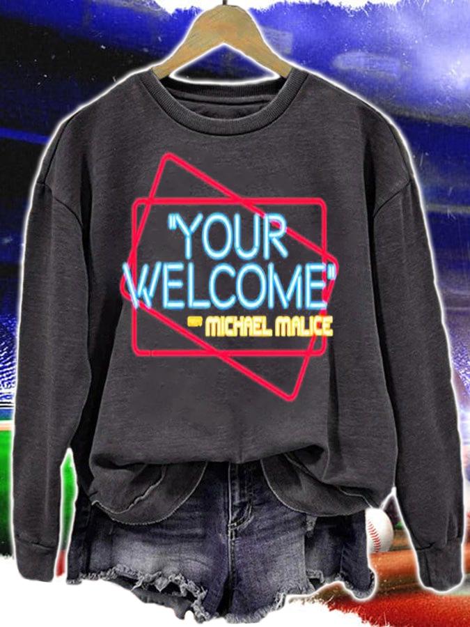 Your Welcome Michael Malice T-Shirt sweatshirt