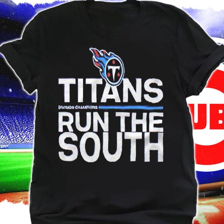 Tennessee Titans Divison Champions Run The South 2021 T-shirt shirt