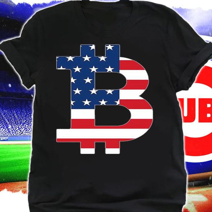 Us Flag Bitcoin Tee Bitcoin American Flag Shirt Bitcoin Lover T-Shirt shirt